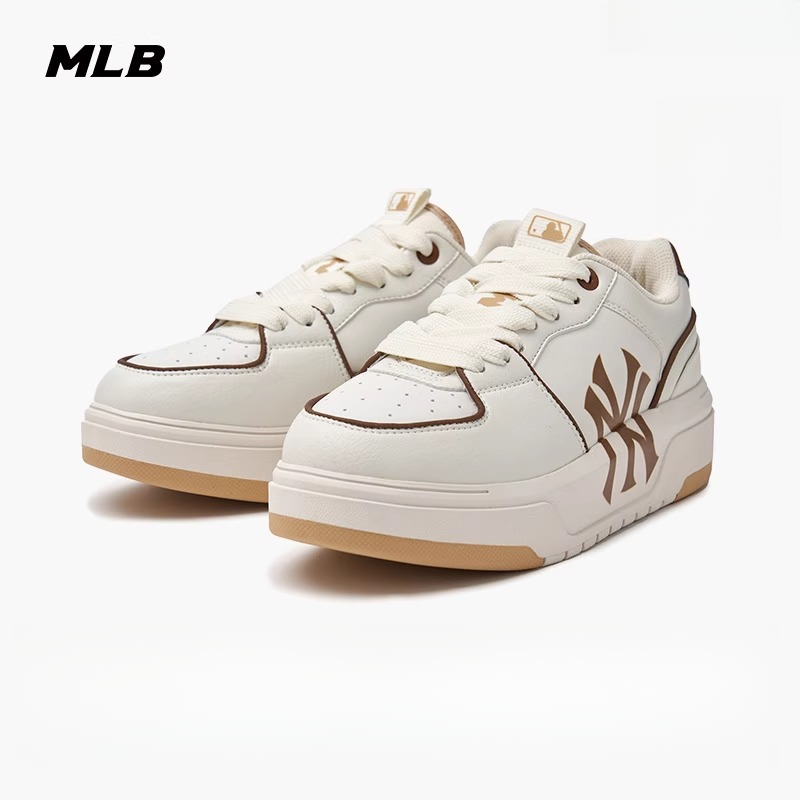 MLB官方 男女情侣运动休闲韩系板鞋复古百搭学长鞋秋冬 M23NSXCLB