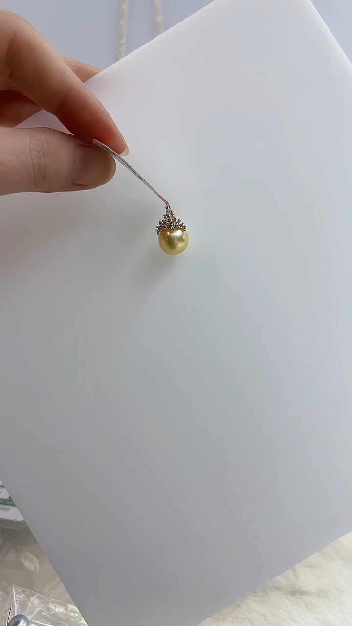 【闪购商品】18K金镶嵌海水珍珠DA吊坠@@jd283