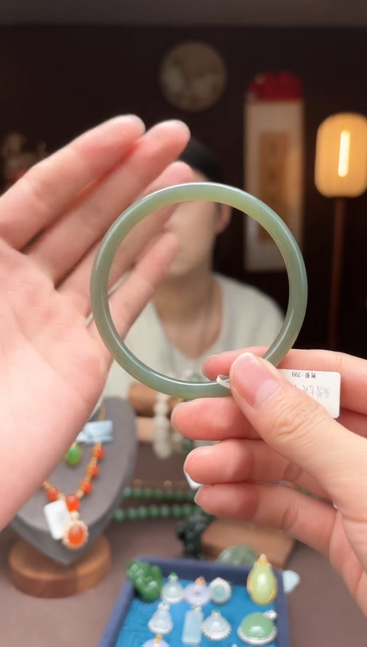 【闪购商品】和田玉C25【手镯60-63圈口备注】未镶嵌-