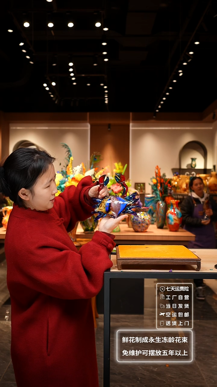 【闪购商品】瓶非遗原创手作艺术摆件花瓶