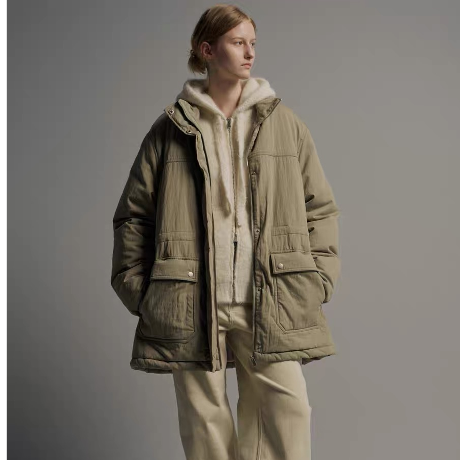 闪闪兒 元FA简约帅气中性风棉服22147