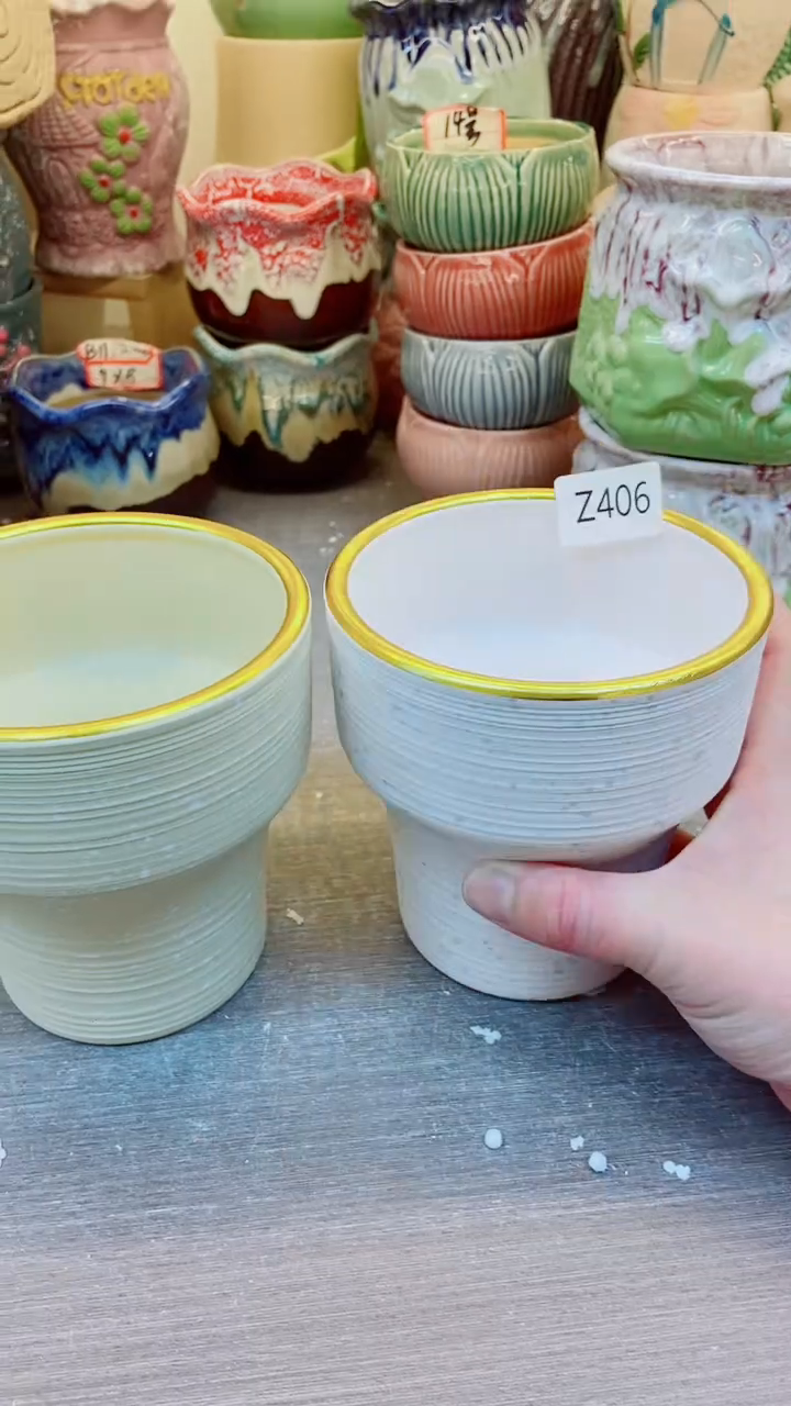 @@陶瓷多肉花盆Z406