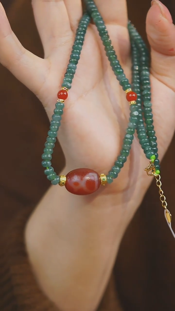 【闪购商品】玛瑙/玉髓项链未镶嵌多样性发其一