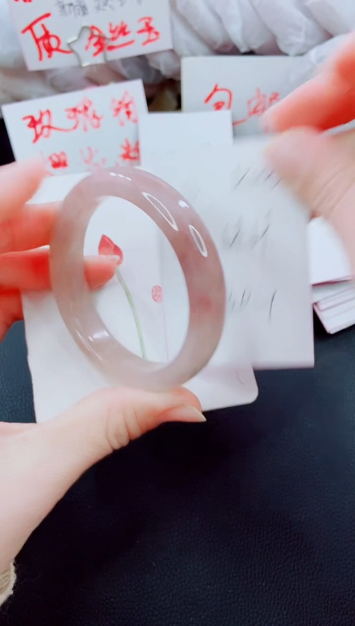 【闪购商品】石英质玉手镯未镶嵌K108-58/59