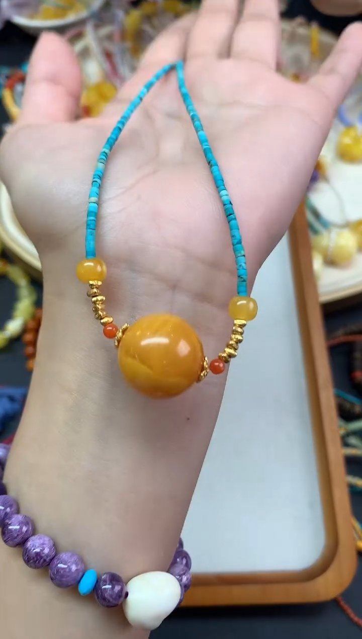 【闪购商品】蜜蜡裸石未镶嵌吊坠A416|599