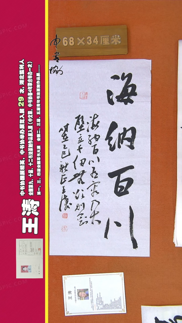 【闪购商品】书法74王涛书法作品