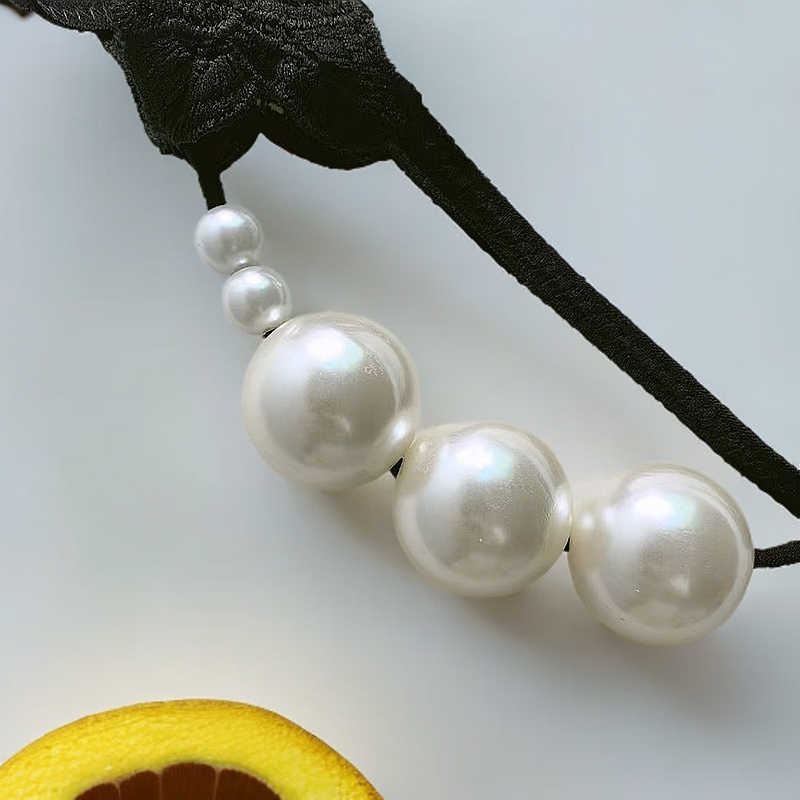 娇艳山色~黑色个性弹力时尚百搭女士内裤性感低腰少女三角裤