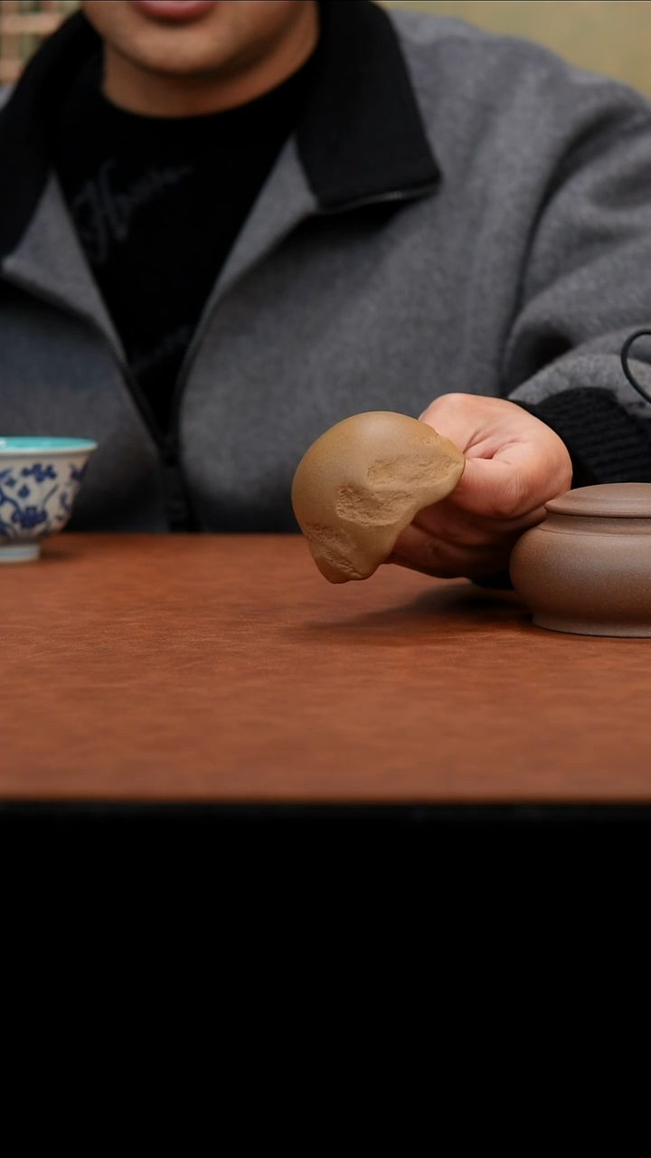 茶壶紫砂0添加五成段手捏杯