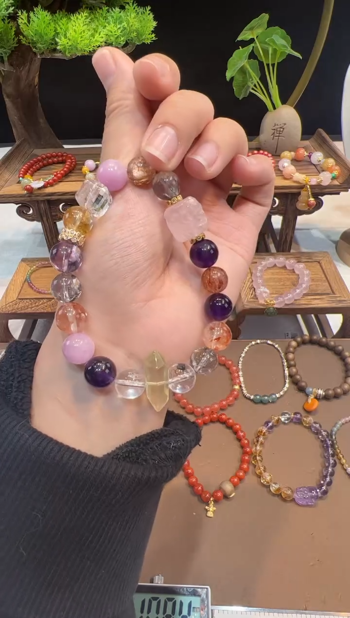 【闪购商品】水晶手串未镶嵌@@手饰