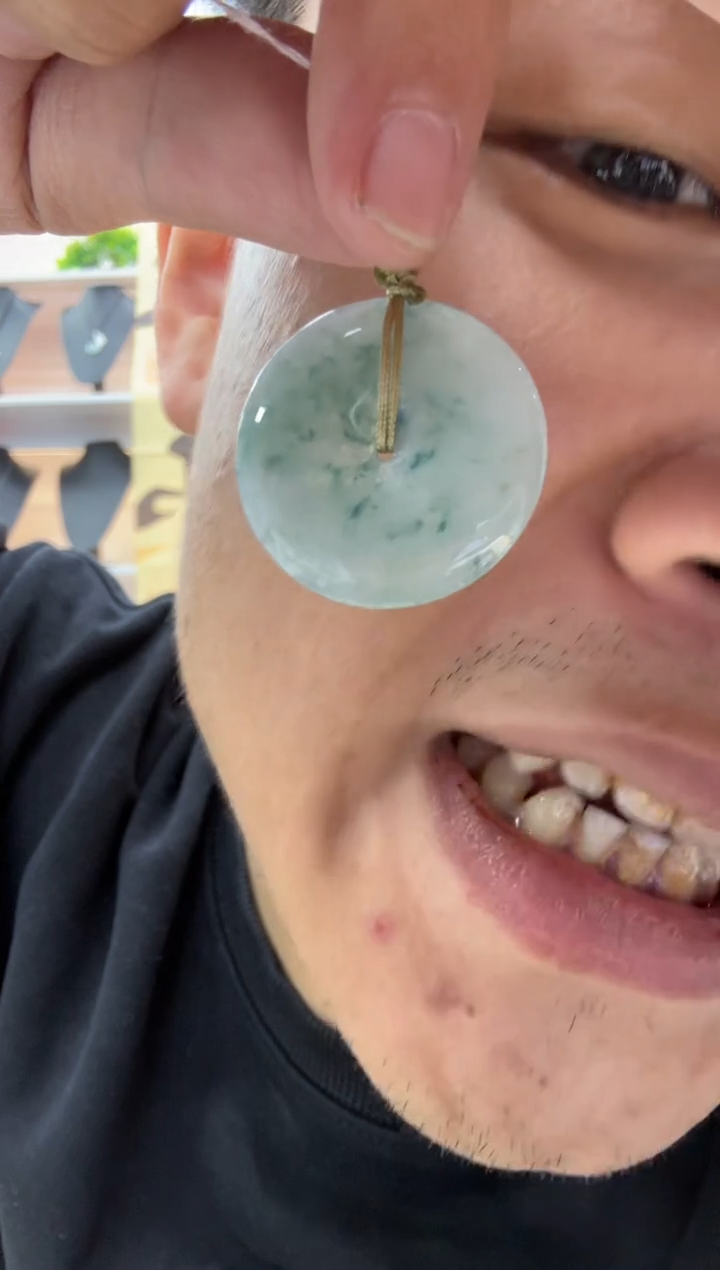 【闪购商品】翡翠颈饰未镶嵌天然翡翠A货孤品一件