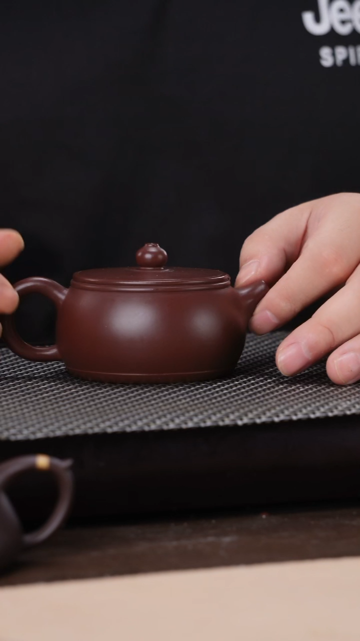 茶壶紫砂原矿紫朱泥井栏汉瓦