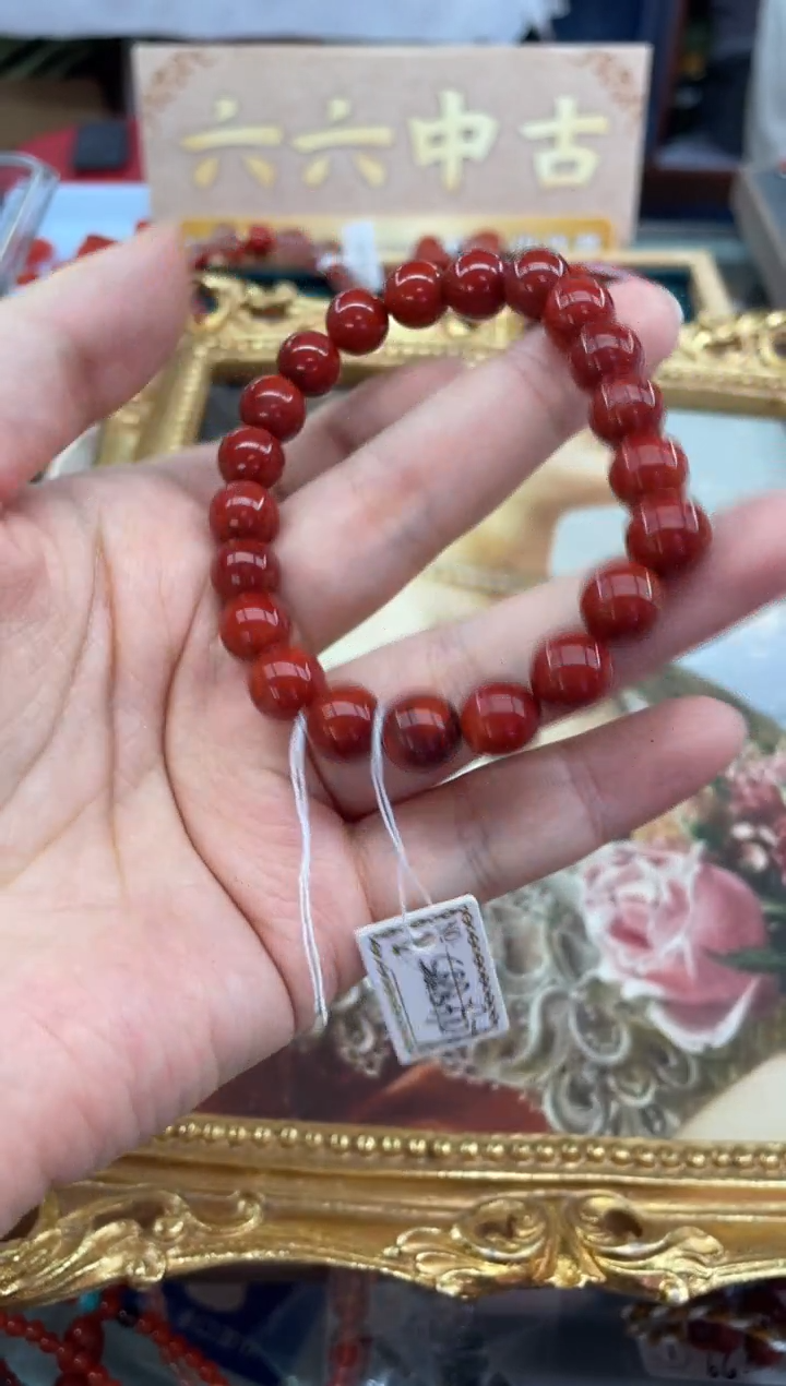 手串未镶嵌南红玛瑙yk387