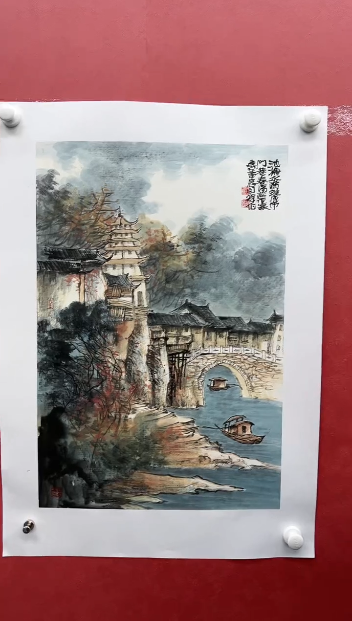 【闪购商品】绘画闫辉-2.7平尺-山水-纸片