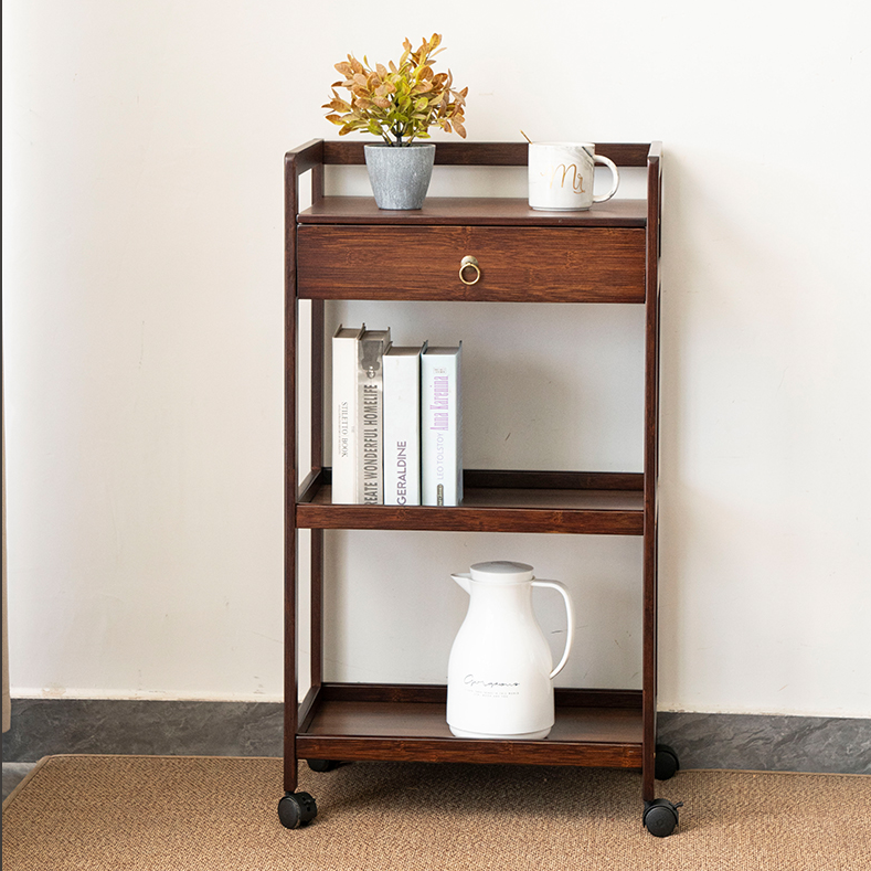 【专属】客厅书架多层茶叶柜置物架落地茶室收纳柜可移动展示柜