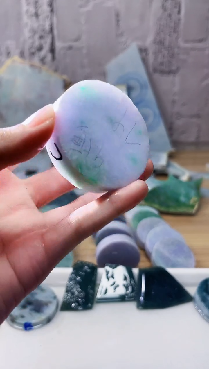 裸石翡翠翡翠a货正品玉石陈529