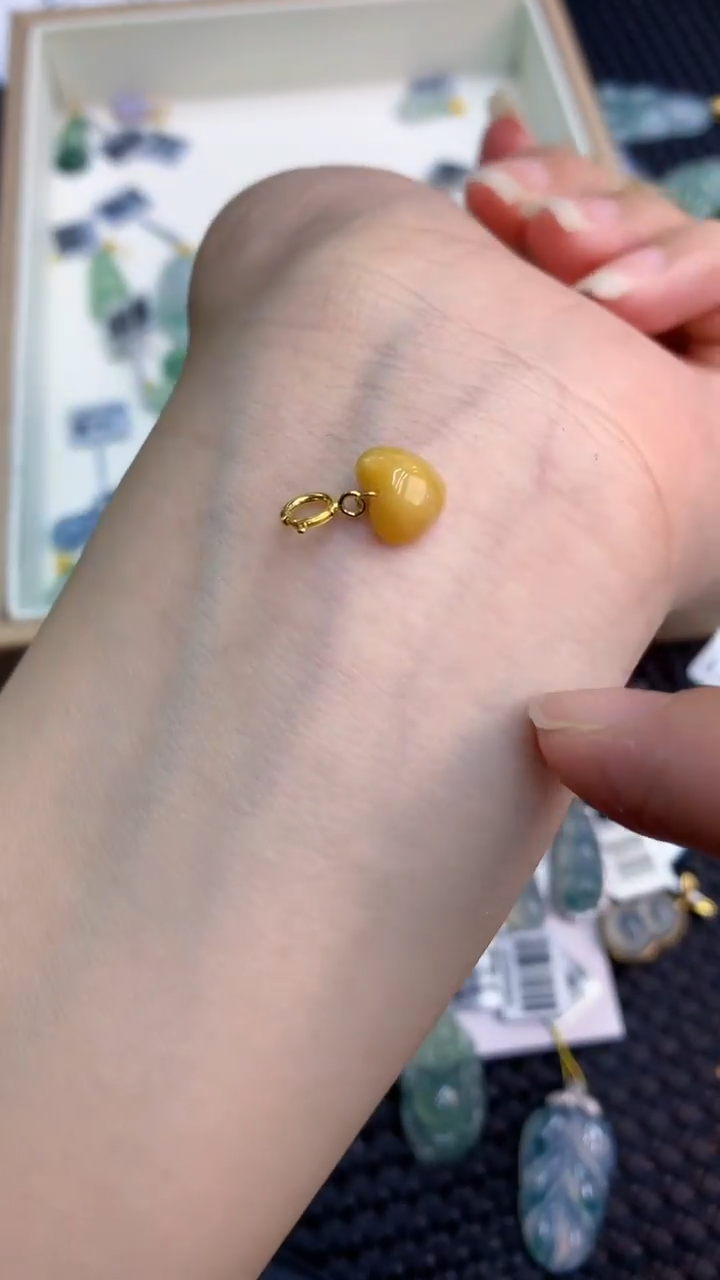【闪购商品】翡翠颈饰银S925镶嵌            8·