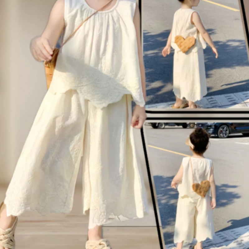 熊背心儿童两件套