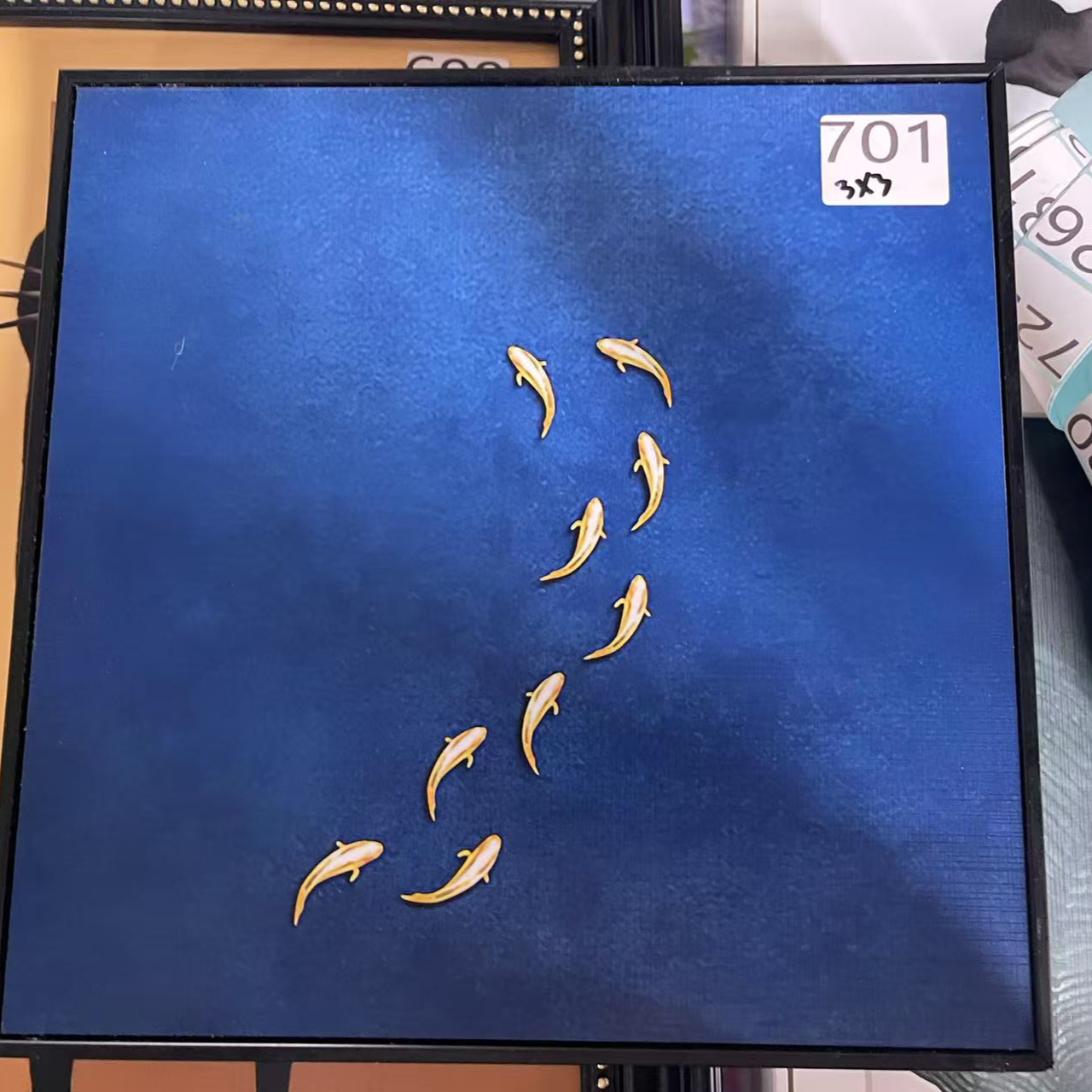 701--蓝色装饰画