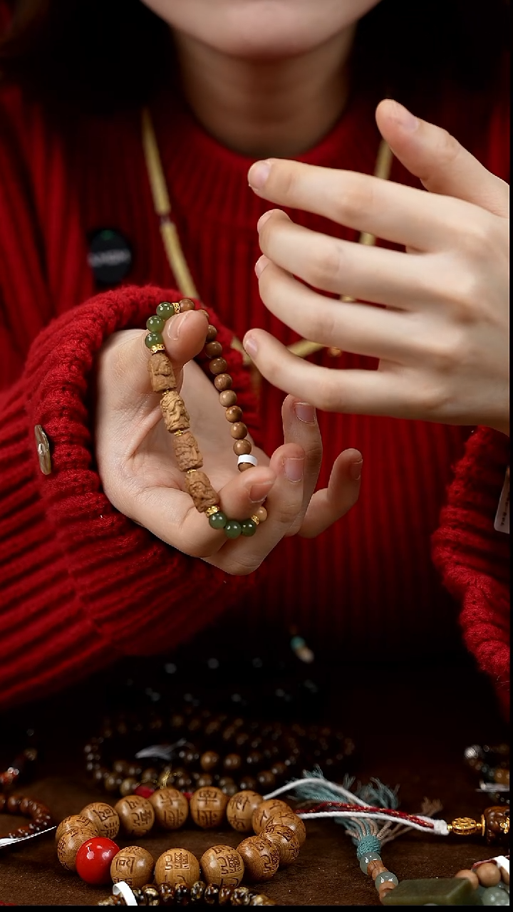 檀香木手串/手链正区老山檀四不单圈