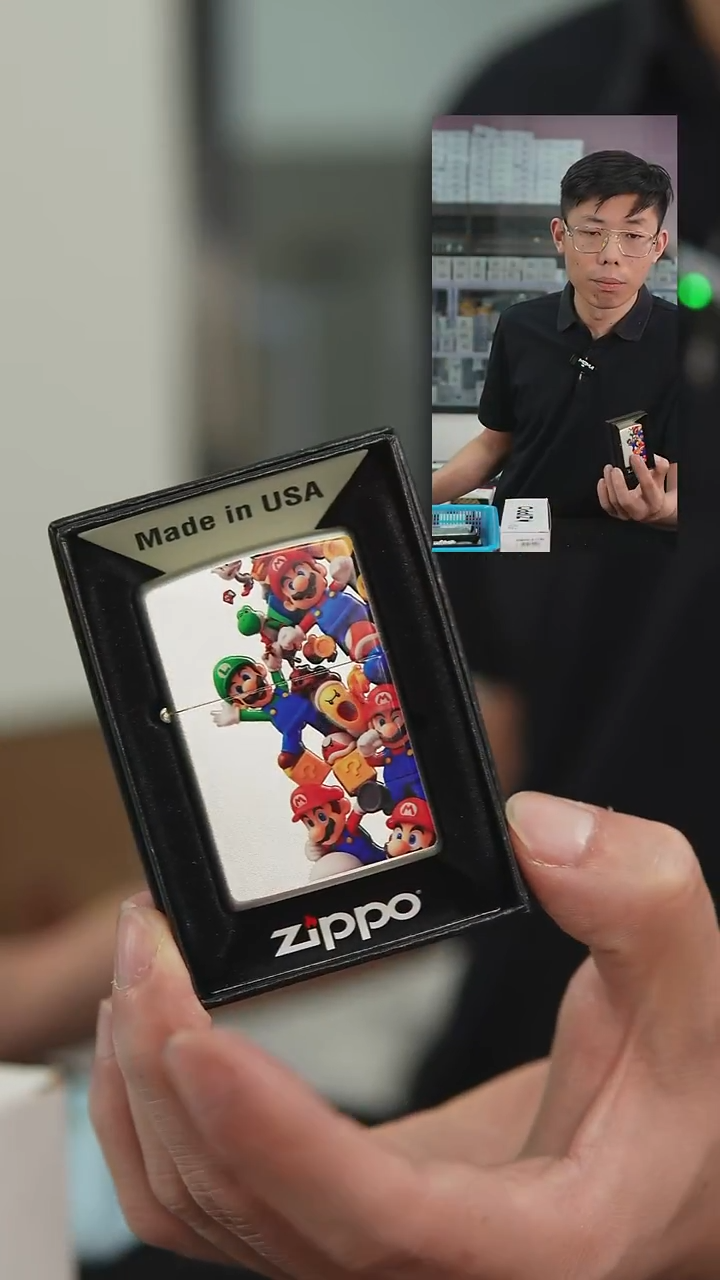 zippo的超级玛丽的打火机