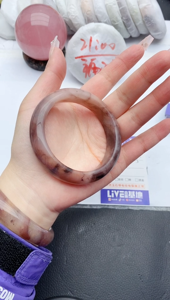 【闪购商品】石英质玉手镯未镶嵌G36+56.5