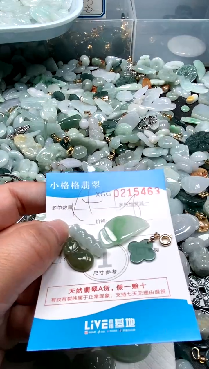 【闪购商品】翡翠颈饰未镶嵌闪购商品0215463