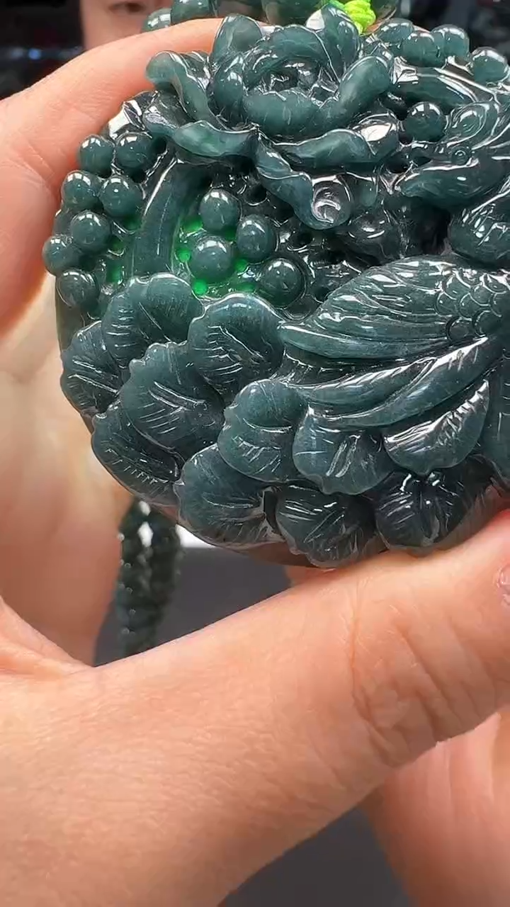 【闪购商品】翡翠颈饰未镶嵌凤凰牌4855/70