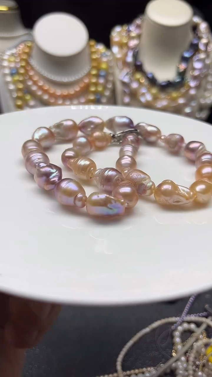 颈饰未镶嵌淡水珍珠多人