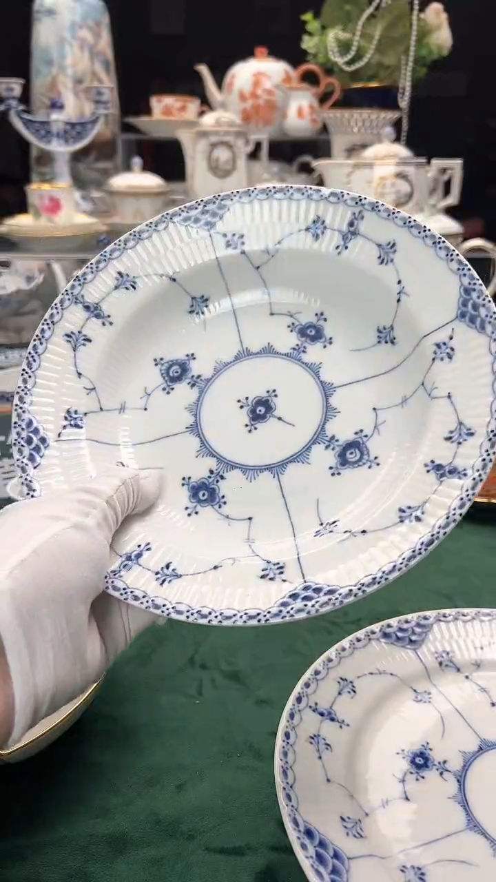 【闪购商品】瓷片哥本哈根草帽盘瑕疵