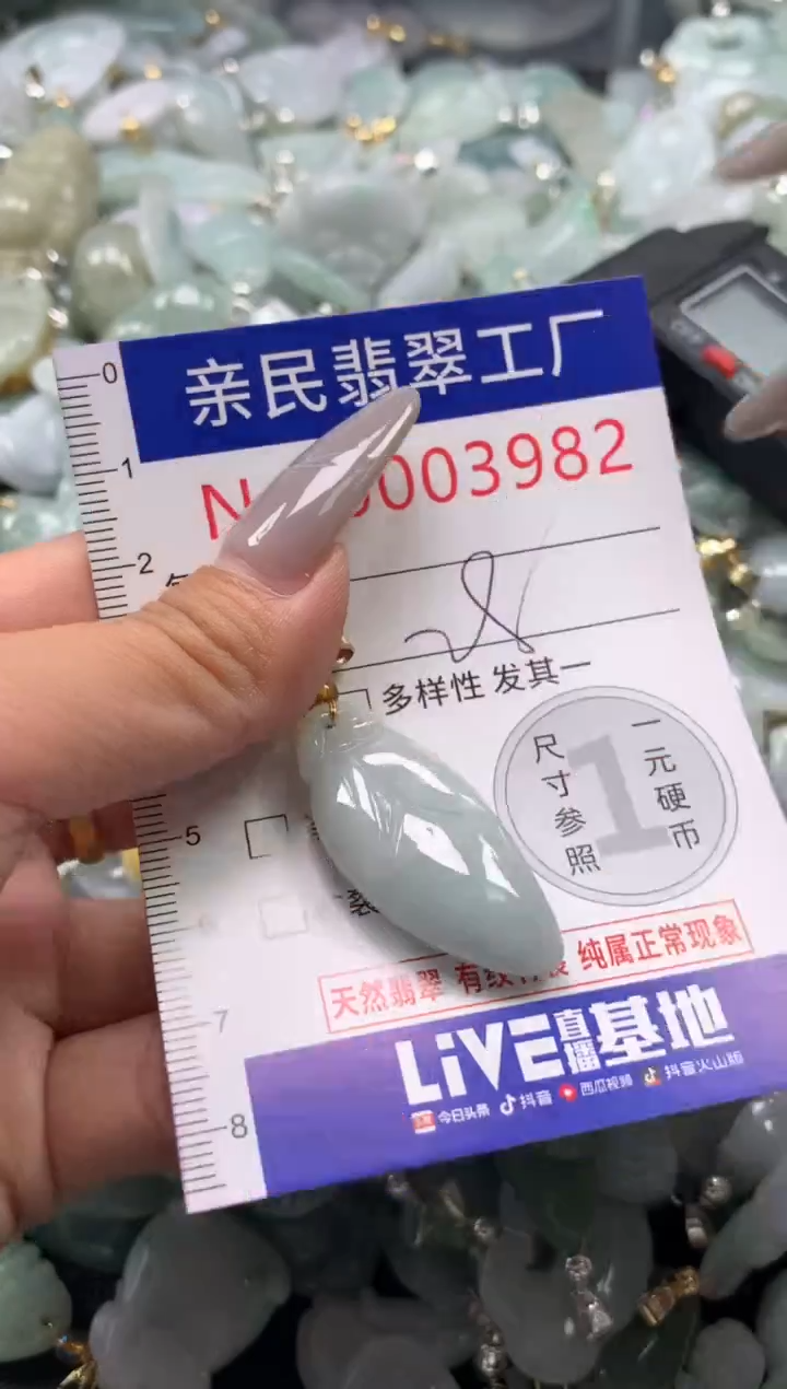 颈饰未镶嵌翡翠3982