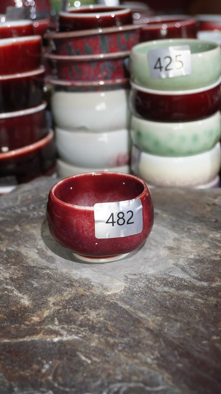 摆件陶精品窑变钧瓷茶器