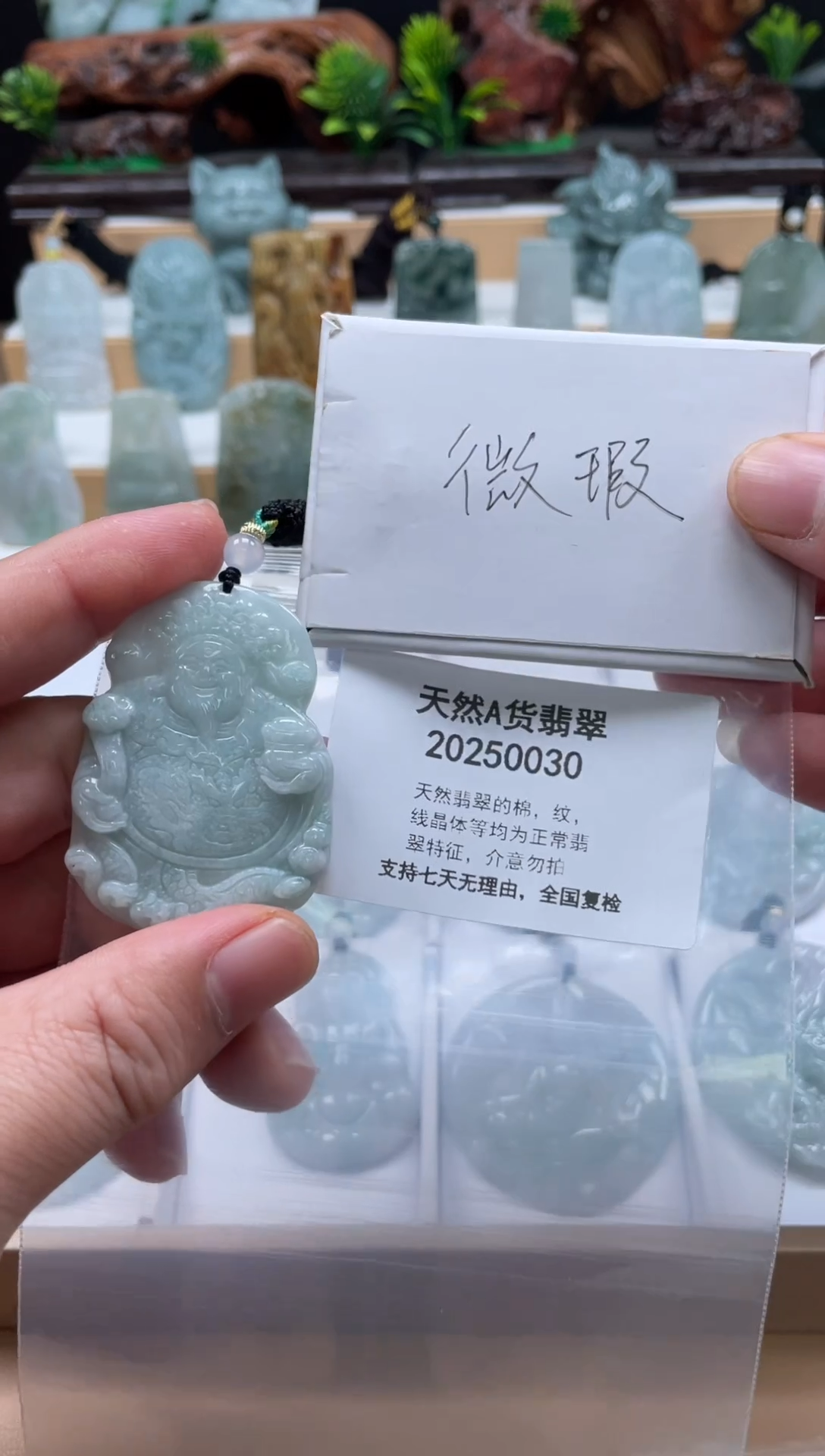 颈饰未镶嵌翡翠翠峰翡翠202512040023