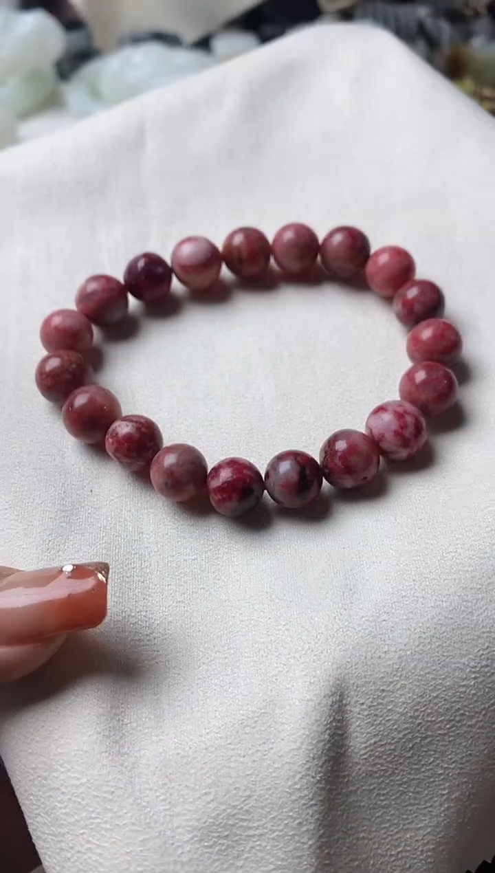 天然辰砂辉***?手串