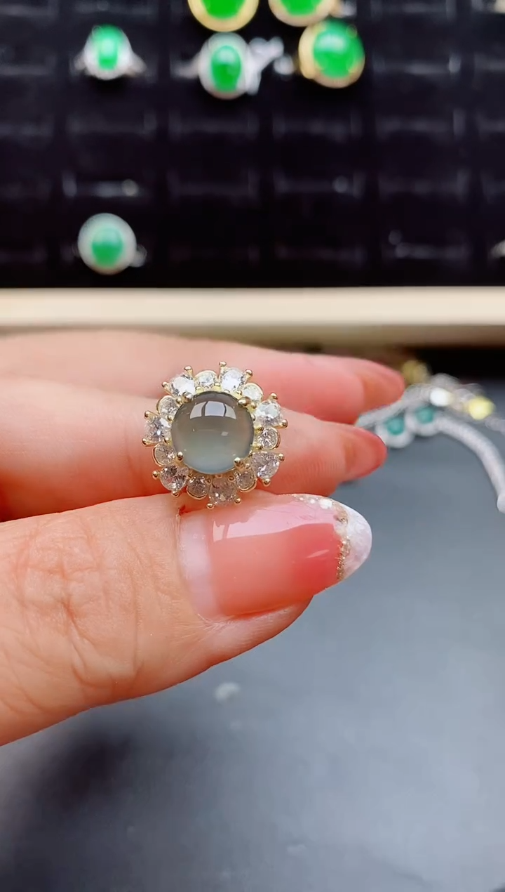 【闪购商品】翡翠戒指未镶嵌4545445421