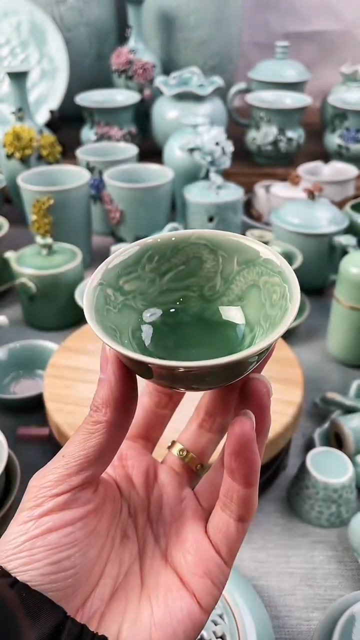 【闪购商品】特价 微瑕 慧仙青瓷