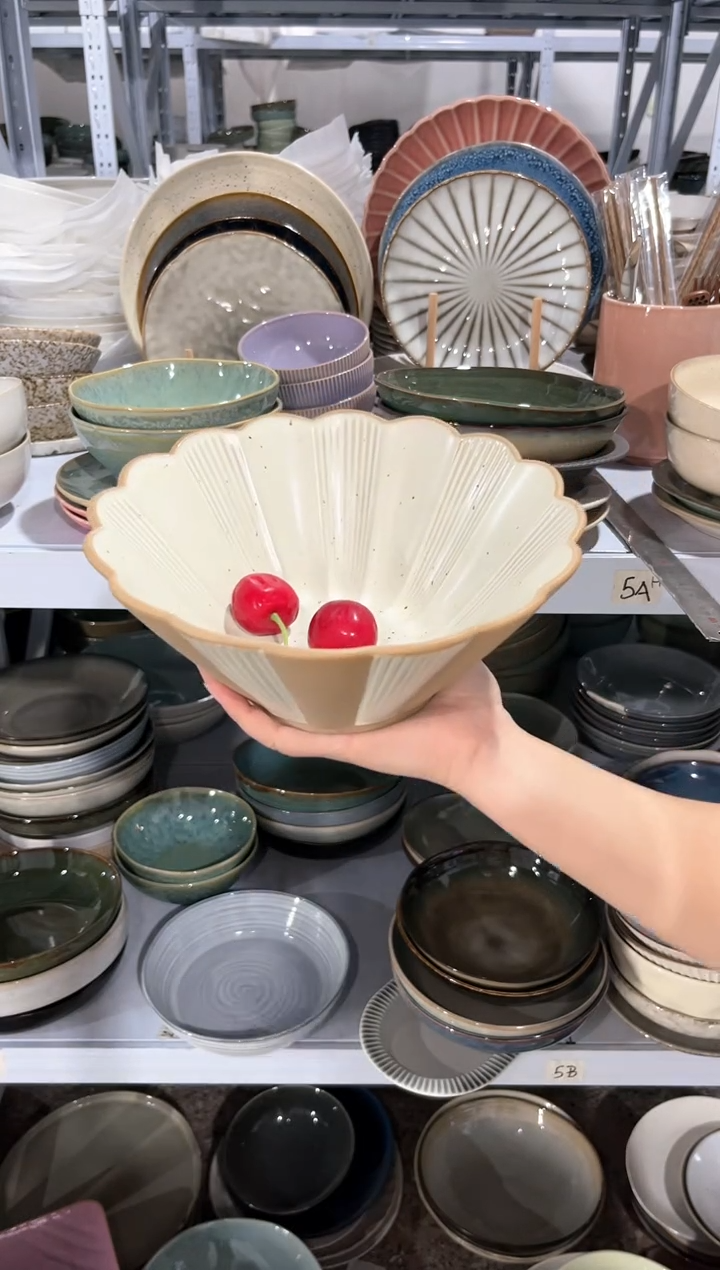 【闪购商品】瓷片外贸尾货瑕疵满20包邮X 粗陶面碗