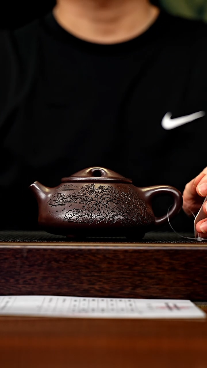 茶壶紫砂宜兴原矿 手工 紫砂壶容量280CC