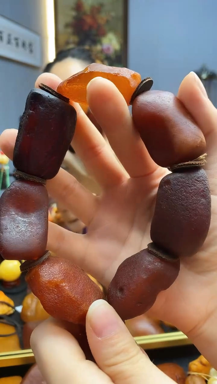手链琥珀未镶嵌手串
