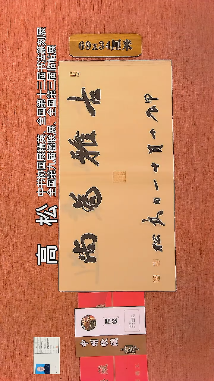 【闪购商品】书法105     高松老师书法作品