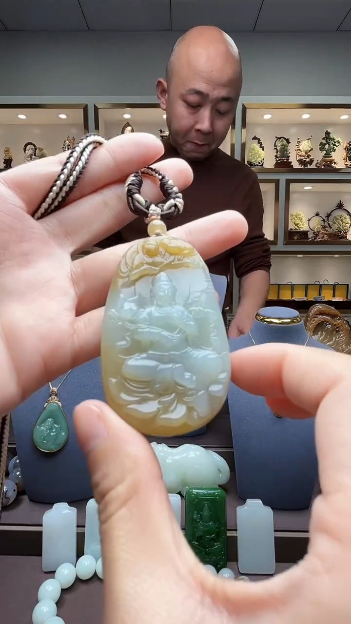 【闪购商品】和田玉挂件未镶嵌苏