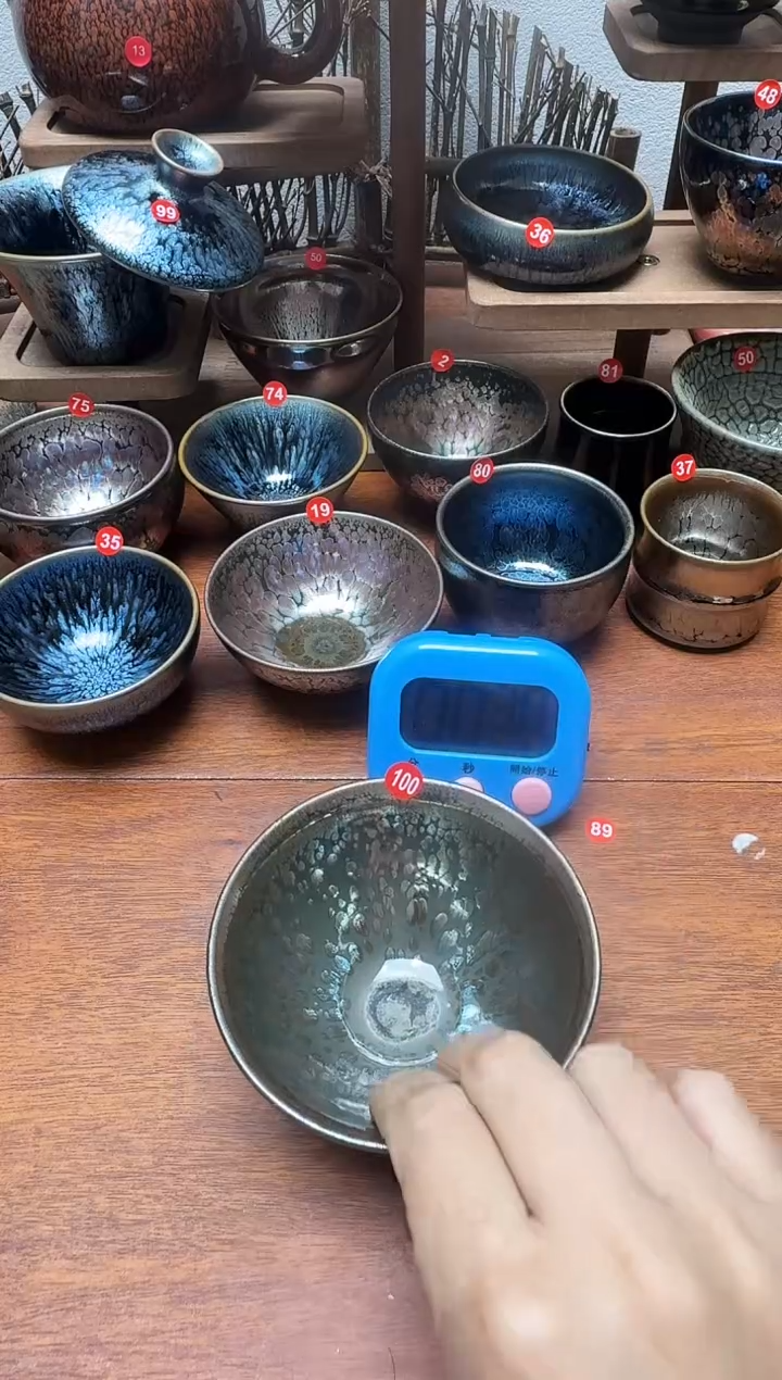 茶盏康*100号建盏工匠茶器