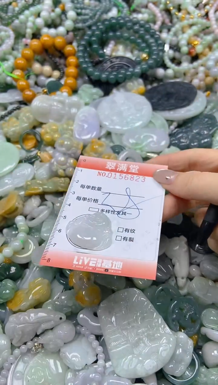 翡翠未镶嵌颈饰闪购0156823