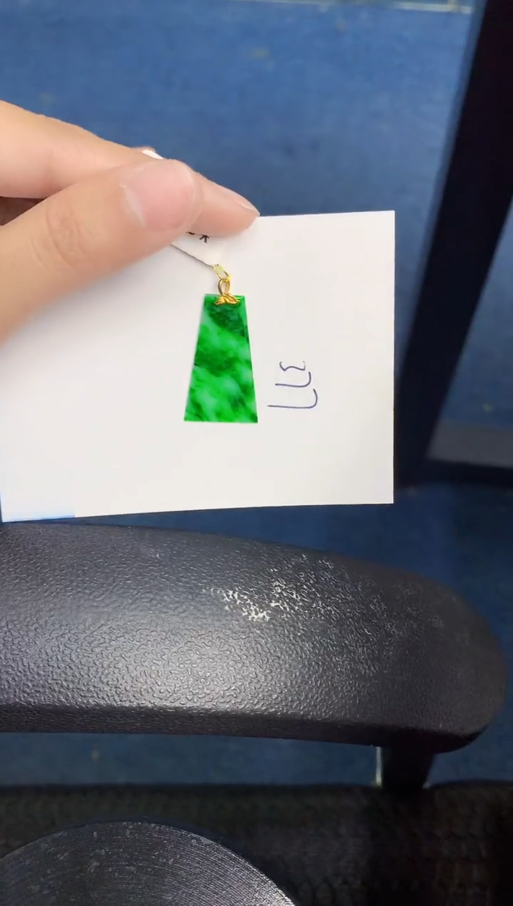 【闪购商品】翡翠颈饰18K金镶嵌000000000