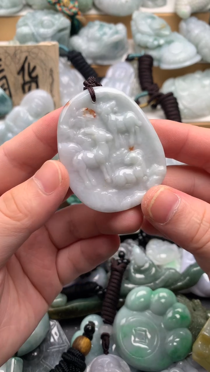 吊坠(不含链)未镶嵌翡翠1