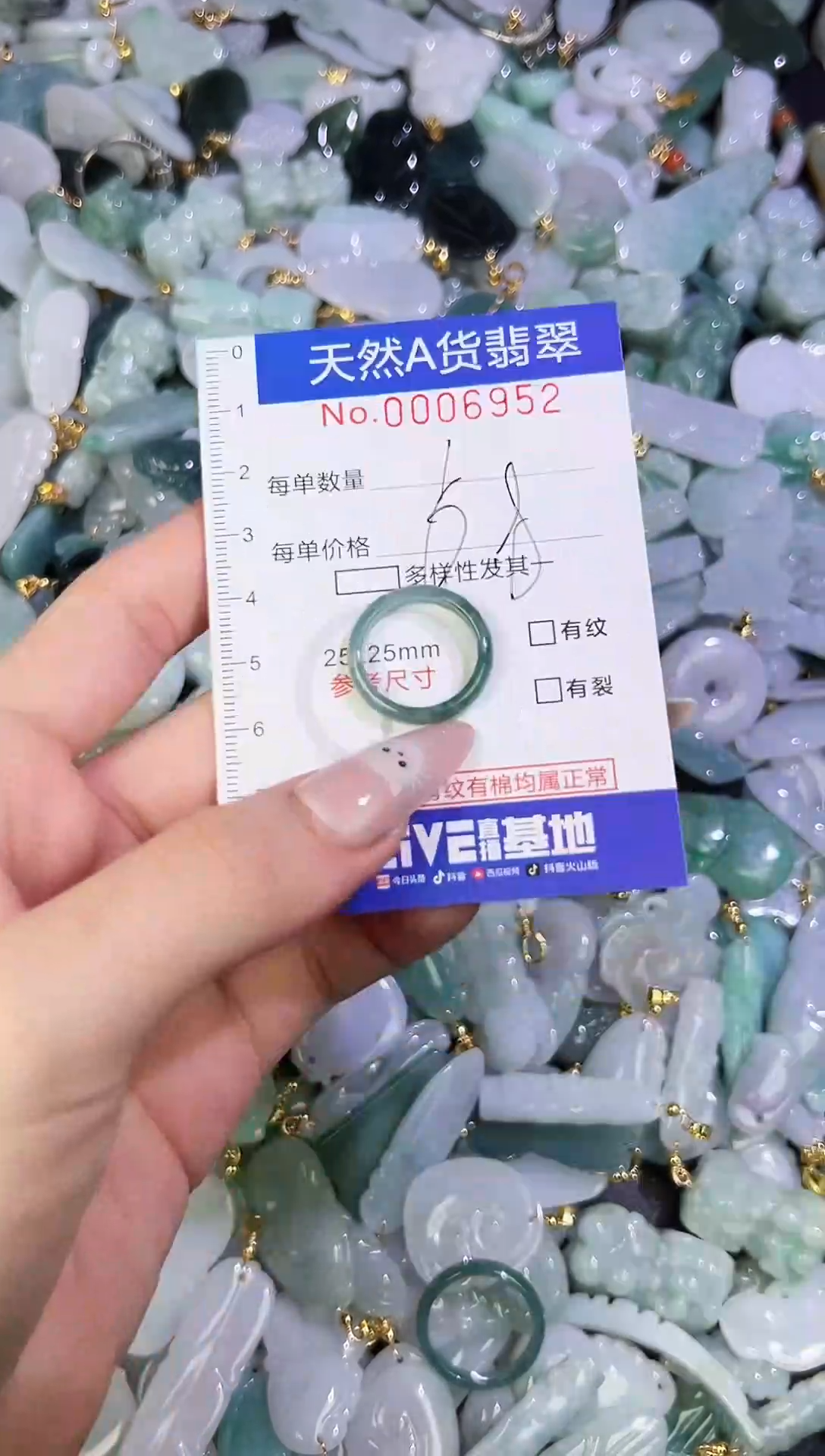 【闪购商品】翡翠颈饰未镶嵌天然翡翠A货