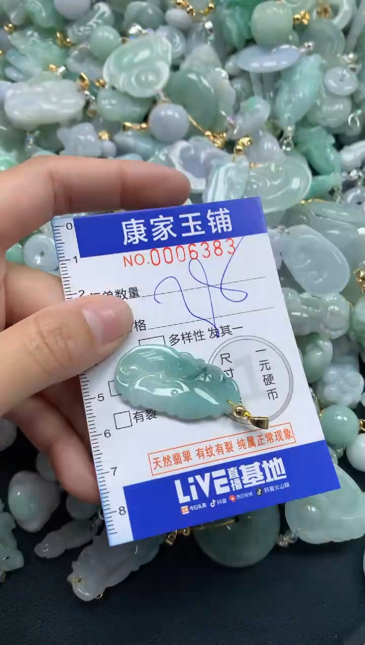 颈饰未镶嵌翡翠6383