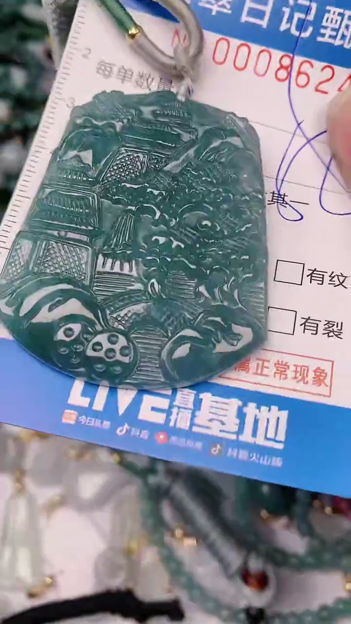 【闪购商品】翡翠颈饰未镶嵌00008624