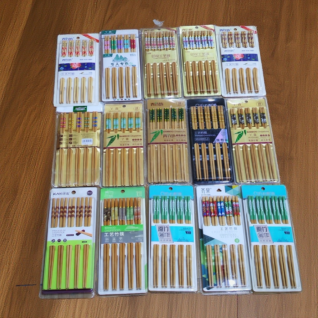原竹筷子家用防滑款式不挑一单默认发一个色发40双