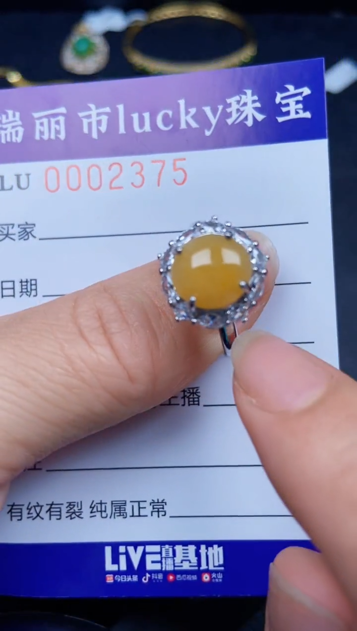 【闪购商品】翡翠颈饰银S925镶嵌2375