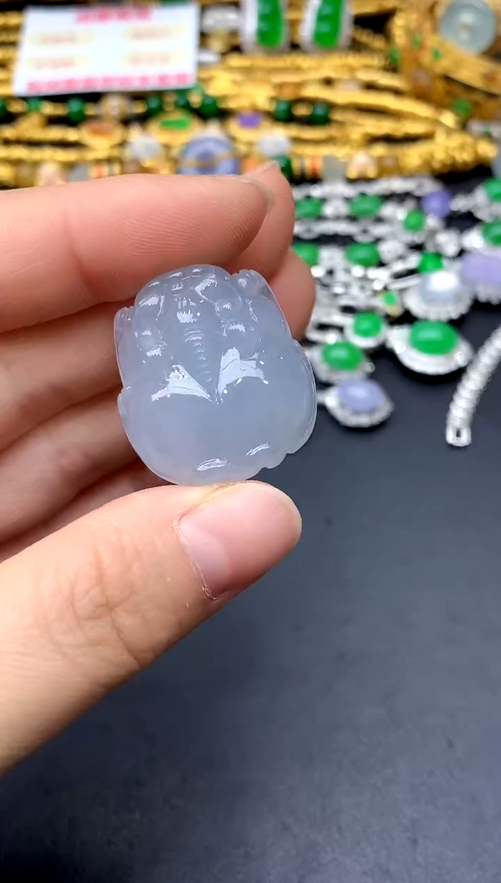 颈饰未镶嵌翡翠119-中国好珍宝